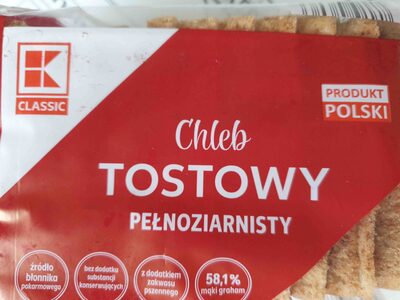 Chleb Tostowy Pełnoziarnisty