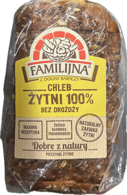 Chleb Żytni 100% Bez Drożdży Familijna