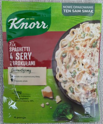 Knorr Fix Spaghetti 4 Sery Z Brokułami