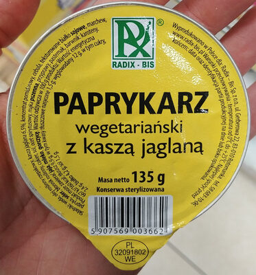 Paprykarz Wegetariański Z Kaszą Jaglaną