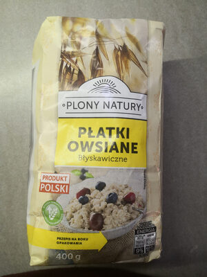 Płatki Owsiane Błyskawiczne - Plony Natury