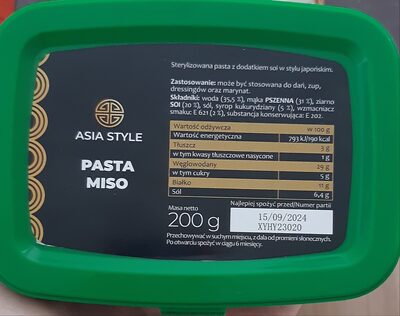 Pasta Miso
