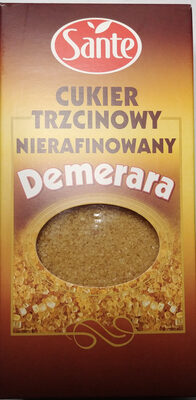 Cukier Trzcinowy Sante Demerara Nierafinowany
