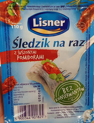 Śledzik Na Raz Z Suszonymi Pomidorami - Lisner