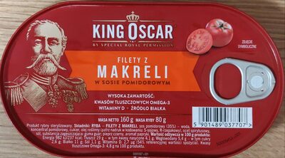 Filety Z Makreli W Sosie Pomidorowym King Oscar