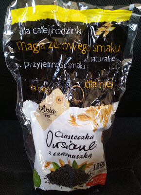 Ciasteczka Owsiane Z Czarnuszką