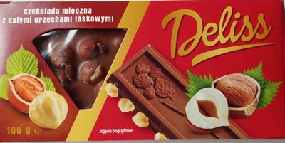 Czekolada Mleczna Z Całymi Orzechami Laskowymi