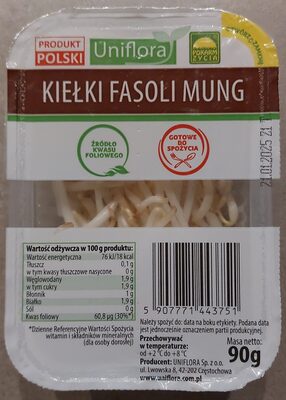 Kiełki Fasoli Mung Uniflora