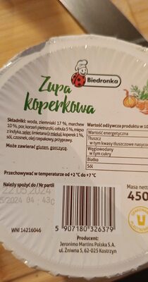Zupa Koperkowa