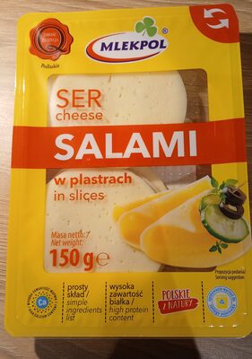Ser salami w plastrach Mlekpol