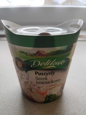 Serek śmietankowy z cebulą i szczypiorkiem Delikate