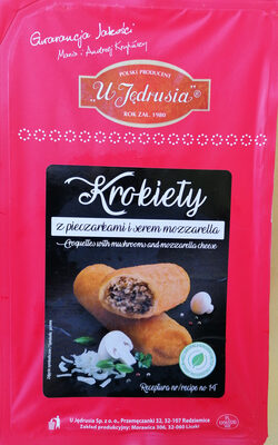 Krokiety z pieczarkami i serem mozzarella U Jędrusia