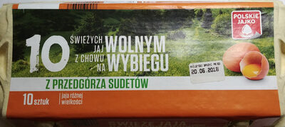 10 świeżych jaj z chowu na wolnym wybiegu Aktów