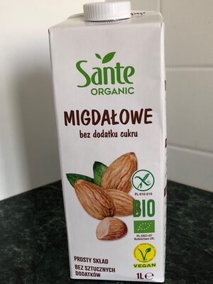 Migdałowe bez dodatku cukru Sante Organic