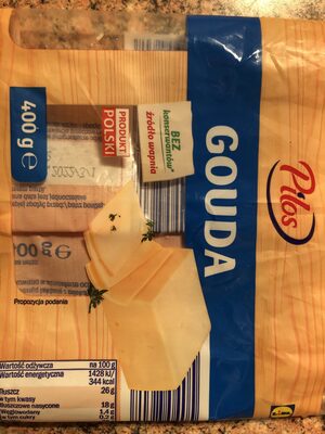 Ser Gouda, ser podpuszczkowy dojrzewający. bluedino