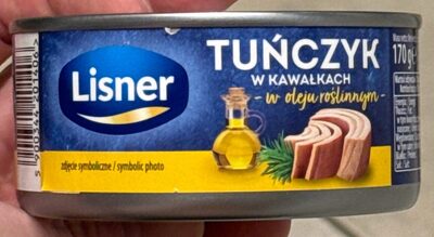 Tuńczyk kawałki w oleju roślinnym Lisner