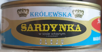 Sardynka w sosie własnym z dodatkiem oleju Królewska