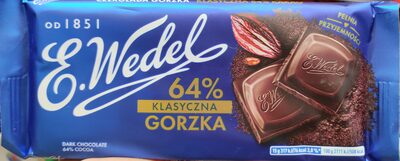 Czekolada klasyczna gorzka 64% E. Wedel