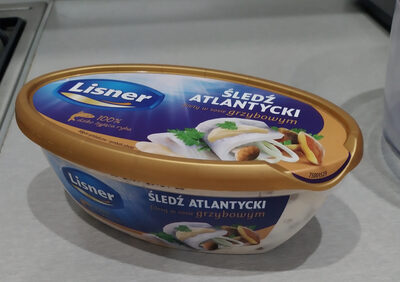Śledź atlantycki w sosie grzybowym Lisner