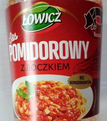 Sos pomidorowy z boczkiem Łowicz