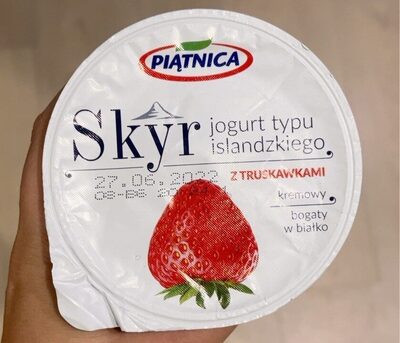 Skyr - jogurt typu islandzkiego z truskawkami Piątnica