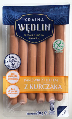 Parówki z filetem z kurczaka Kraina Wędlin