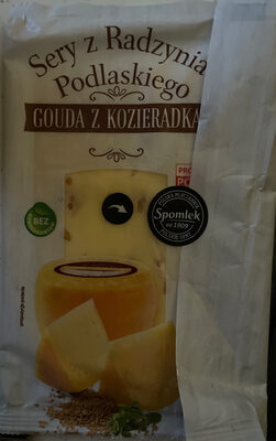 Gouda z kozieradką Sery z Radzynia Podlaskiego
