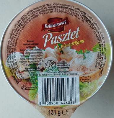 Pasztet z pieczarkami Delikatesowy