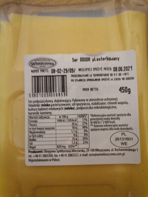 Ser gouda plasterkowany SM Włoszczowa