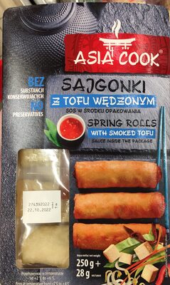 Sajgonki z tofu wędzonym Asia Cook