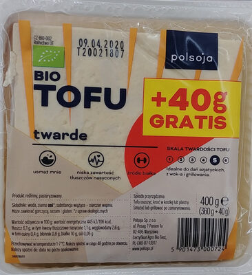 Bio Tofu twarde Polsoja