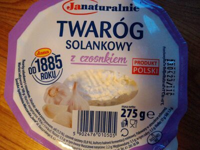 Twaróg solankowy z czosnkiem Jana