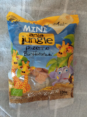 Mini Ania jungle pszenne Bio herbatniki A M.G. Grzegorczyk s.c.