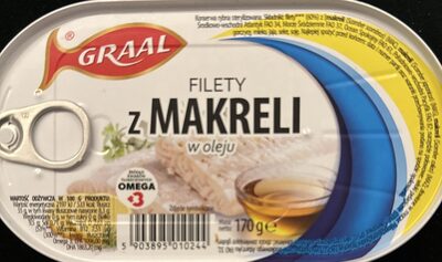 Filety z makreli w oleju Graal