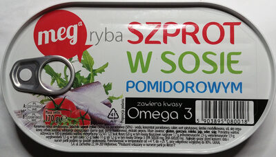 Szprot w sosie pomidorowym MegaRyba