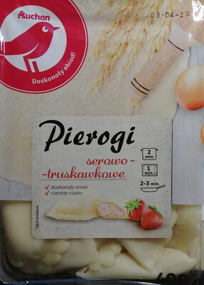 Pierogi z serem i truskawkami Kotwica