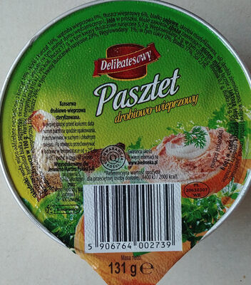 Pasztet drobiowo-wieprzowy Delikatesowy