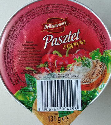 Pasztet z papryką Delikatesowy