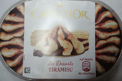 Lody o smaku tiramisu z sosem kawowym Carte D'Or