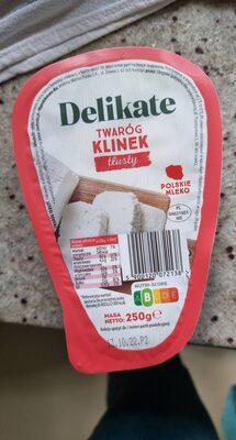 Delikate Twaróg Klinek tłusty Biedronka