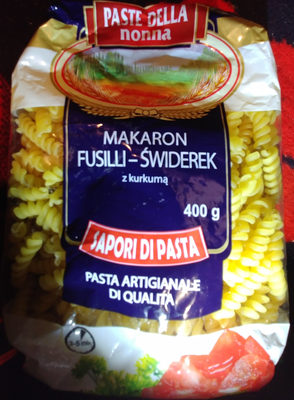 Makaron fusilli-świderek z kurkumą Makarony Babuni