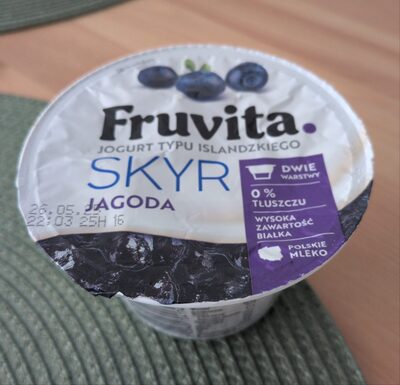 Skyr blueberry Fruvita
