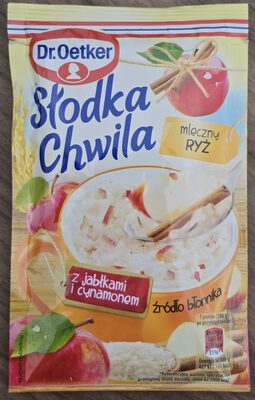 mleczny RYŻ z jabłkami i cynamonem Dr. Oetker