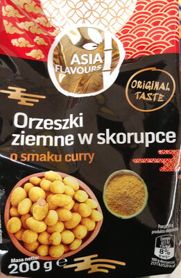 Orzeszki ziemne w skorupce o smaku curry Asia Flavours