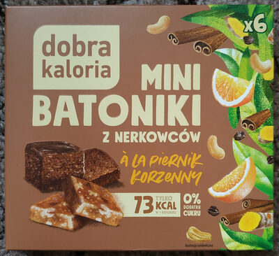 Mini batoniki z nerkowcow à la piernik korzenny Dobra kaloria