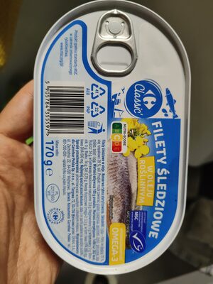 Filety śledziowe w oleju Carrefour