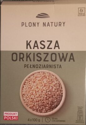 kasza orkiszowa pełnoziarnista PLONY NATURY