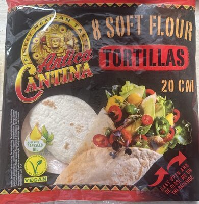 8 soft flour Tortillas Antica cantina