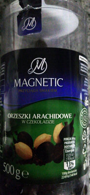 Orzeszki arachidowe w czekoladzie. Magnetic