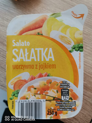 Sałatka warzywna z jajkiem Lisner